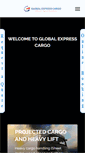 Mobile Screenshot of globalexpresscargo.com