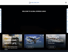 Tablet Screenshot of globalexpresscargo.com